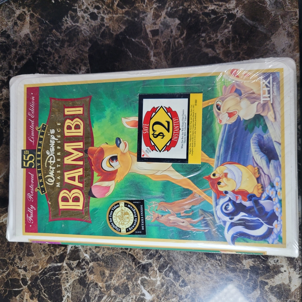 Disney Bambi Limited Edition VHS - Picture 2 of 4